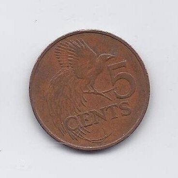 TRINIDAD AND TOBAGO 5 CENTS 1979 KM # 30 VF