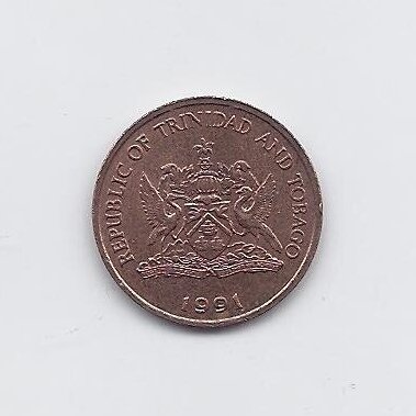 TRINIDAD AND TOBAGO 1 CENT 1991 KM # 29 VF 1