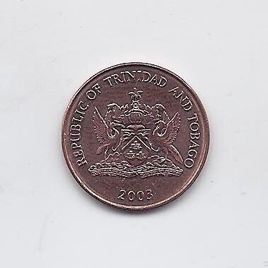 TRINIDAD AND TOBAGO 1 CENT 2003 KM # 29 XF 1