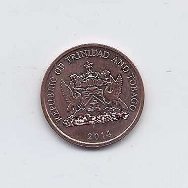 TRINIDAD AND TOBAGO 1 CENT 2014 KM # 29 XF 1