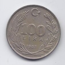 TURKEY 100 LIRA 1987 KM # 967 VF