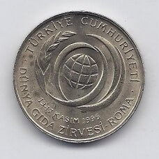 TURKIJA 50 000 LIRA 1996 KM # 1050 UNC FAO