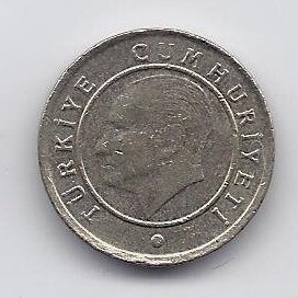 TURKEY 10 KURUS 2011 KM # 1241 XF 1