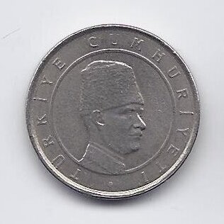 TURKIJA 100 000 LIRA 2001 KM # 1108 VF 1