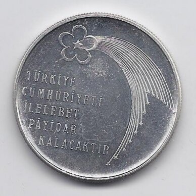 TURKEY 100 LIRA 1973 KM # 903 AU 50th Ann. of Republic 1