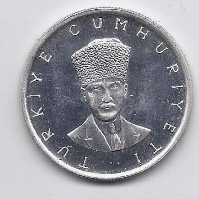 TURKEY 25 LIRA 1970 KM # 897 AU National Assembly 1