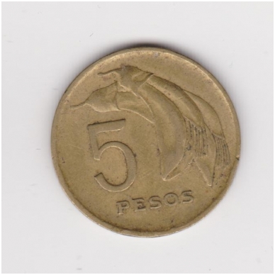 URUGUAY 5 PESOS 1968 KM # 50 VF