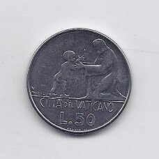 VATIKANAS 50 LIRE 1978 KM # 136 AU