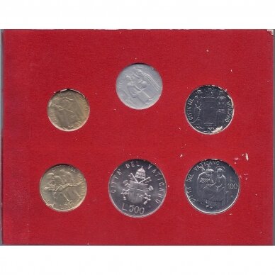 VATICAN 1981 6 coins set 1