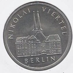 GERMANY DEM. REP. 5 MARK 1987 KM # 114 UNC Berlin