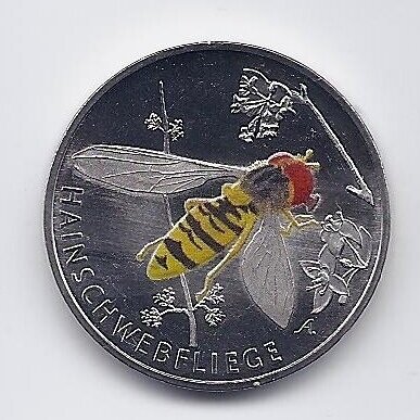 GERMANY 5 EURO 2024 F KM # new UNC Grove hoverfly