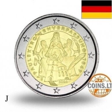 GERMANY 2 EURO 2024 J CONSTITUTION