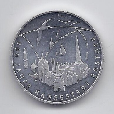 GERMANY 20 EURO 2018 KM # 371 AU Hansestadt Rostock